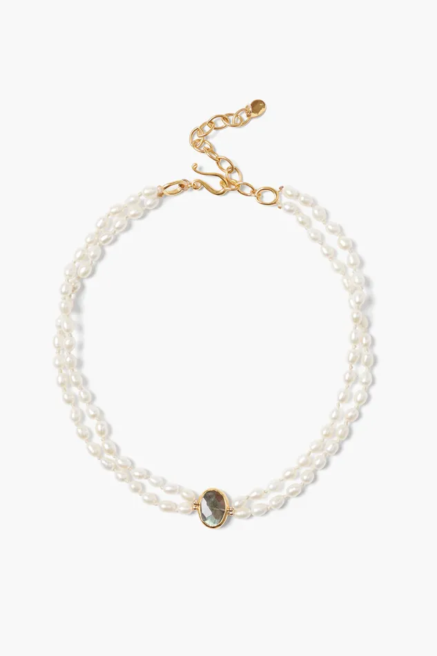 Chan Luu Necklaces Colette Necklace White Pearl 8211 Women