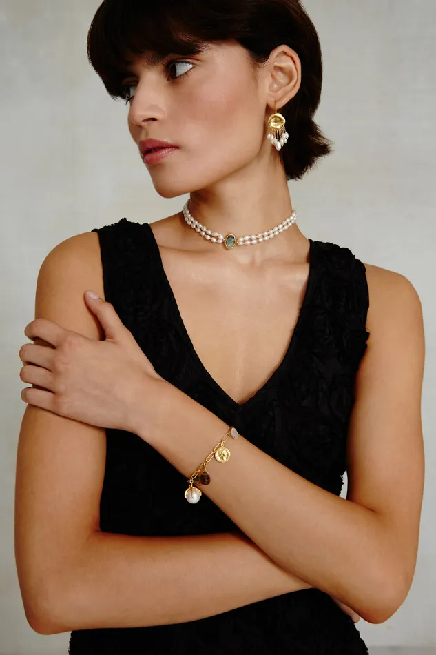 Chan Luu Necklaces Colette Necklace White Pearl 8211 Women