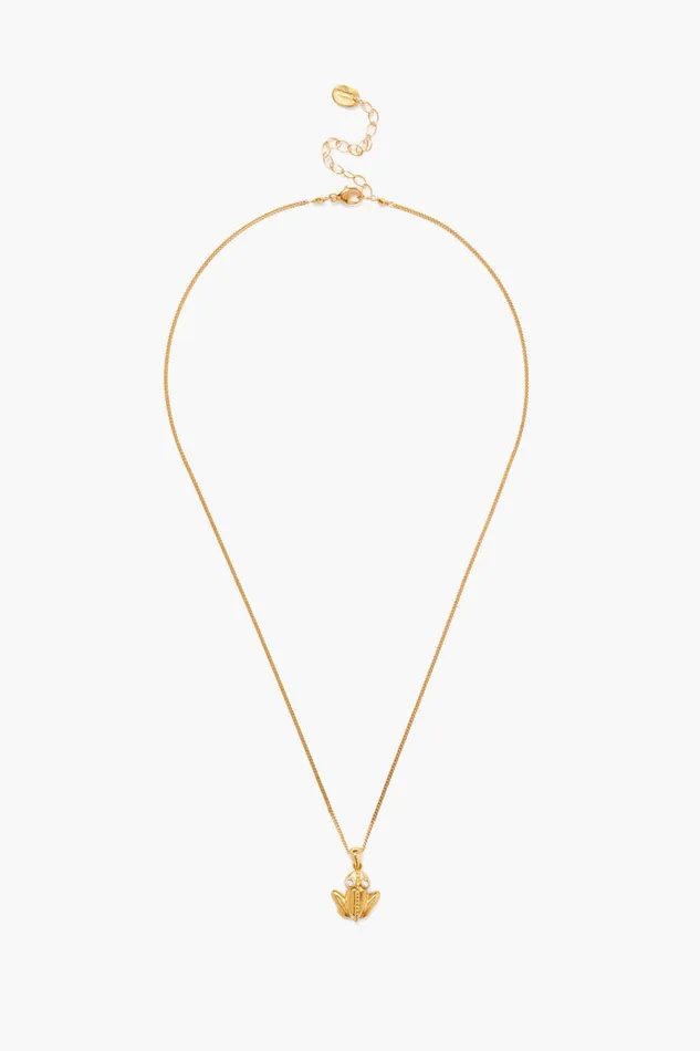 Chan Luu Necklaces Coqui Frog Necklace Gold 8211 Women