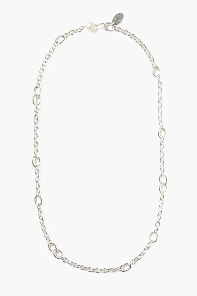 Chan Luu Necklaces Frances Long Necklace Silver 8211 Women