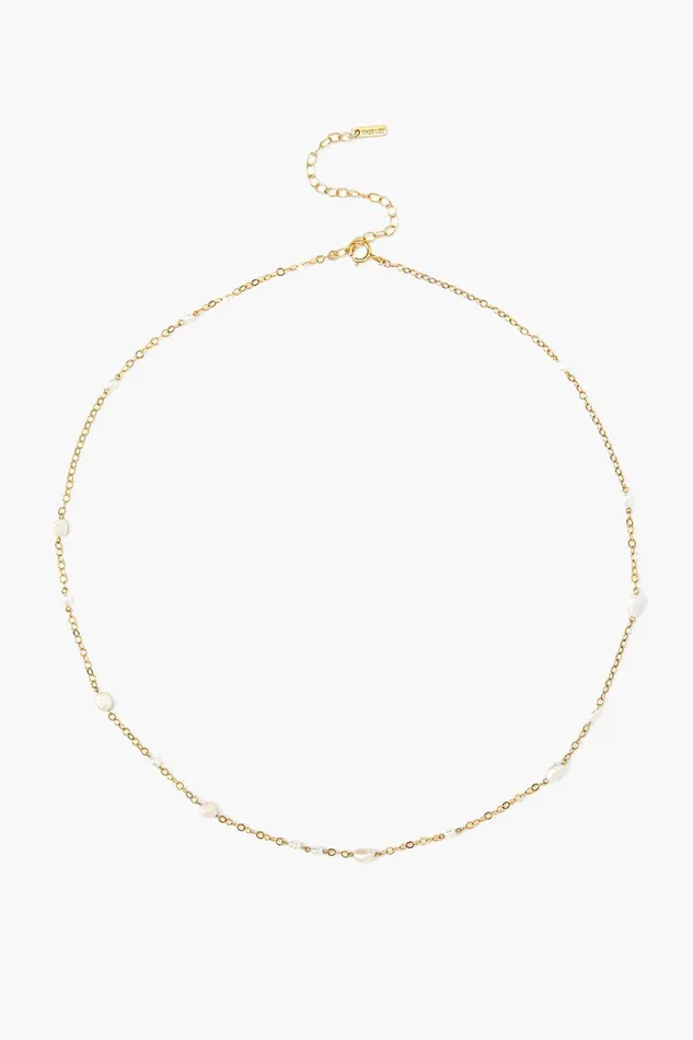 Chan Luu Necklaces FreeForm Pearl Necklace White 8211 Women