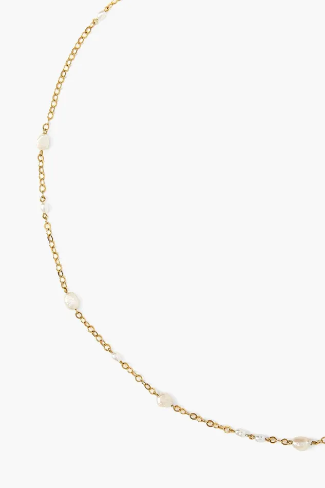 Chan Luu Necklaces FreeForm Pearl Necklace White 8211 Women
