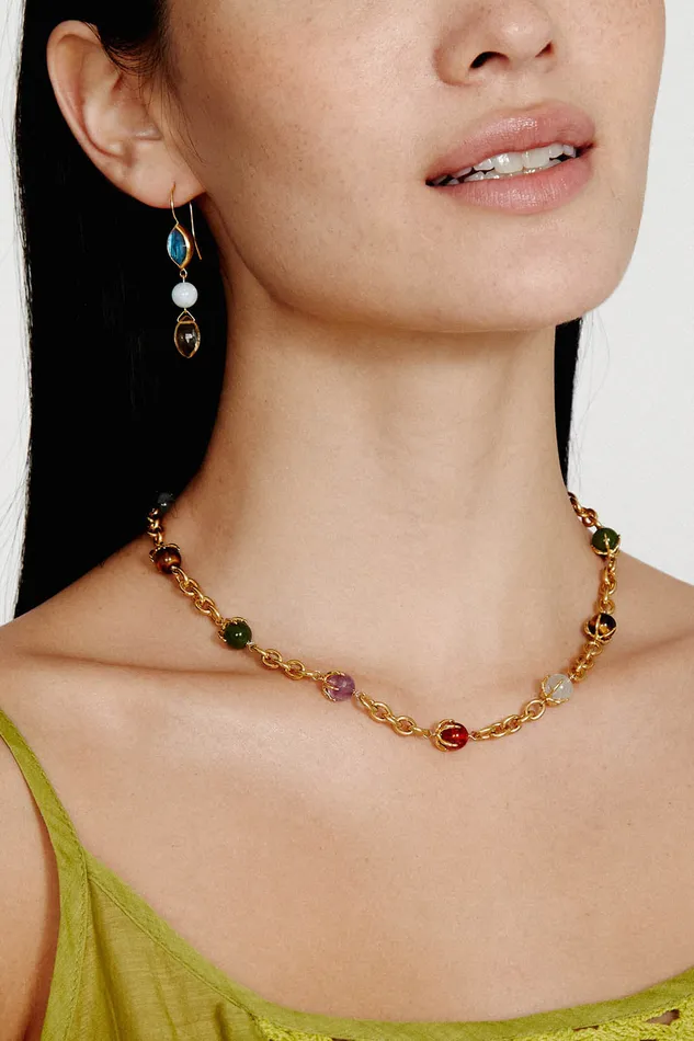 Chan Luu Necklaces Lark Chain Necklace Multi 8211 Women