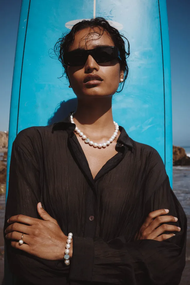 Chan Luu Necklaces Lark Necklace White Pearl Mix 8211 Women