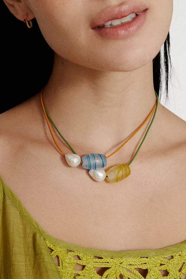 Chan Luu Necklaces Palisade Necklace Green 8211 Women