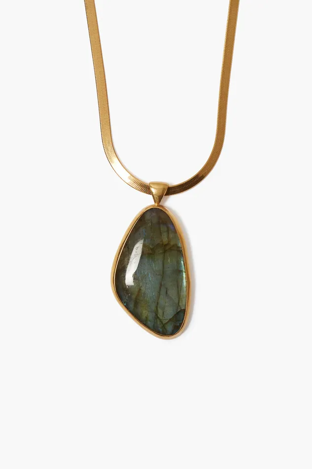 Chan Luu Necklaces Yasmine Necklace Gold Labradorite 8211 Women