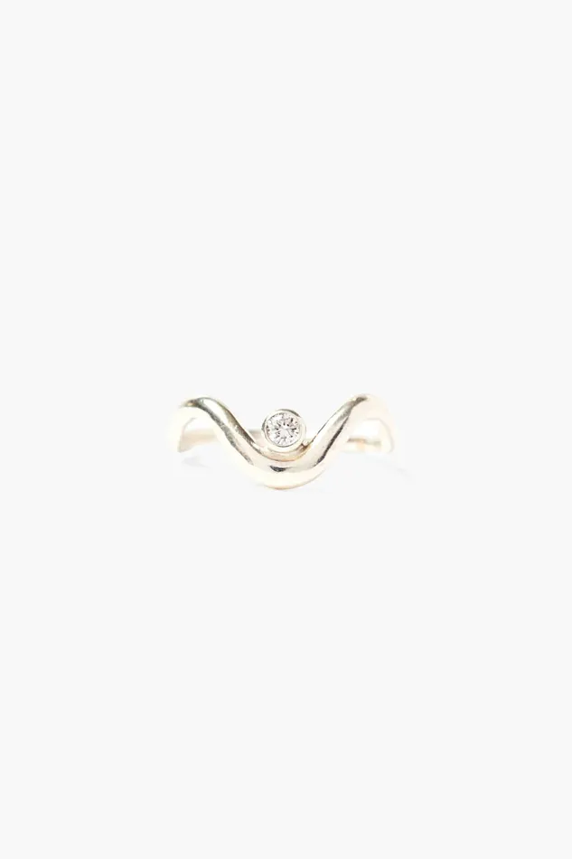 Chan Luu Rings Diamond Canyon Ring Silver 8211 Women