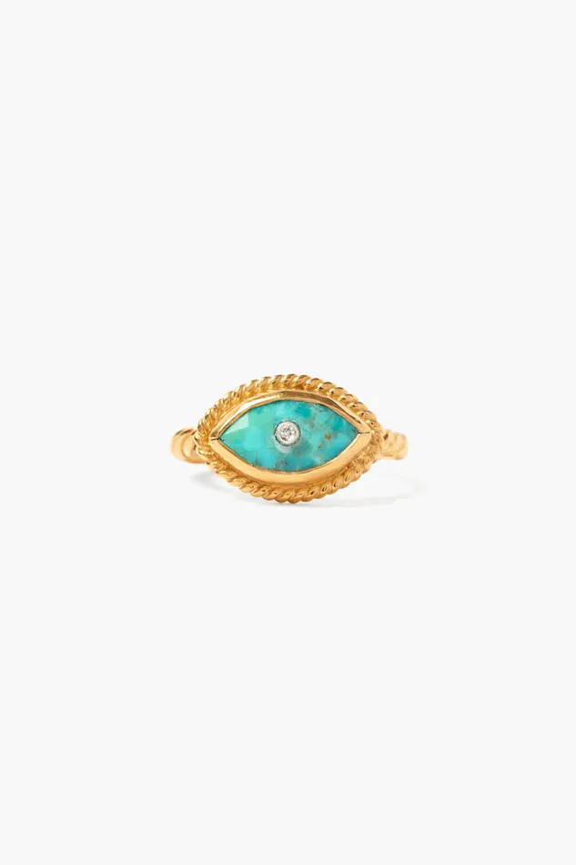 Chan Luu Rings Twist Evil Eye Ring Turquoise 8211 Women