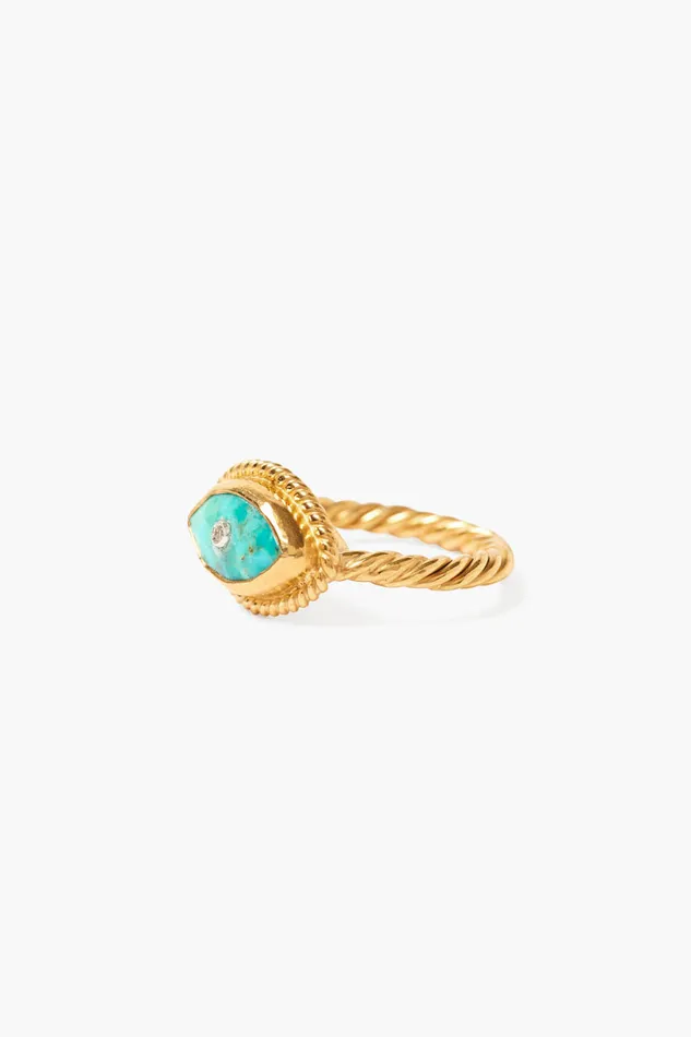 Chan Luu Rings Twist Evil Eye Ring Turquoise 8211 Women