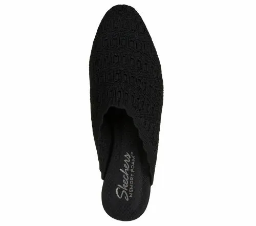 Cleo Snip 8211 Sweet Daffodil Black Women SKECHERS SlipOn