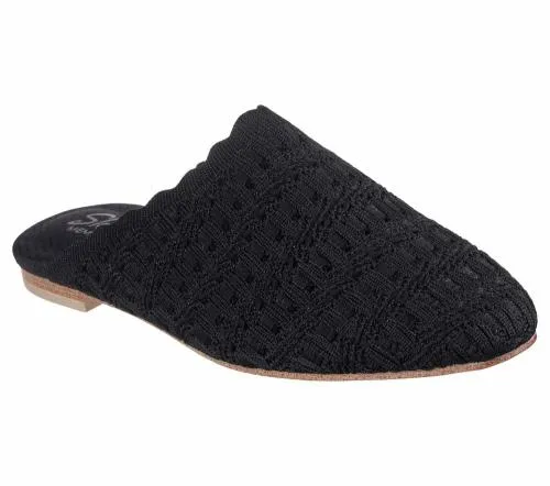 Cleo Snip 8211 Sweet Daffodil Black Women SKECHERS SlipOn