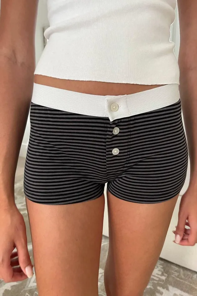 Clothing Boy Short Stripe Underwear Brandy Melville STRIPES