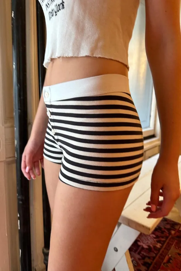Clothing Boy Short Stripe Underwear Brandy Melville STRIPES