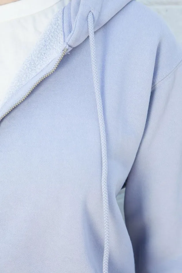 Clothing Christy Light Blue Hoodie Brandy Melville SWEATPANTS and SWEATSHIRTS