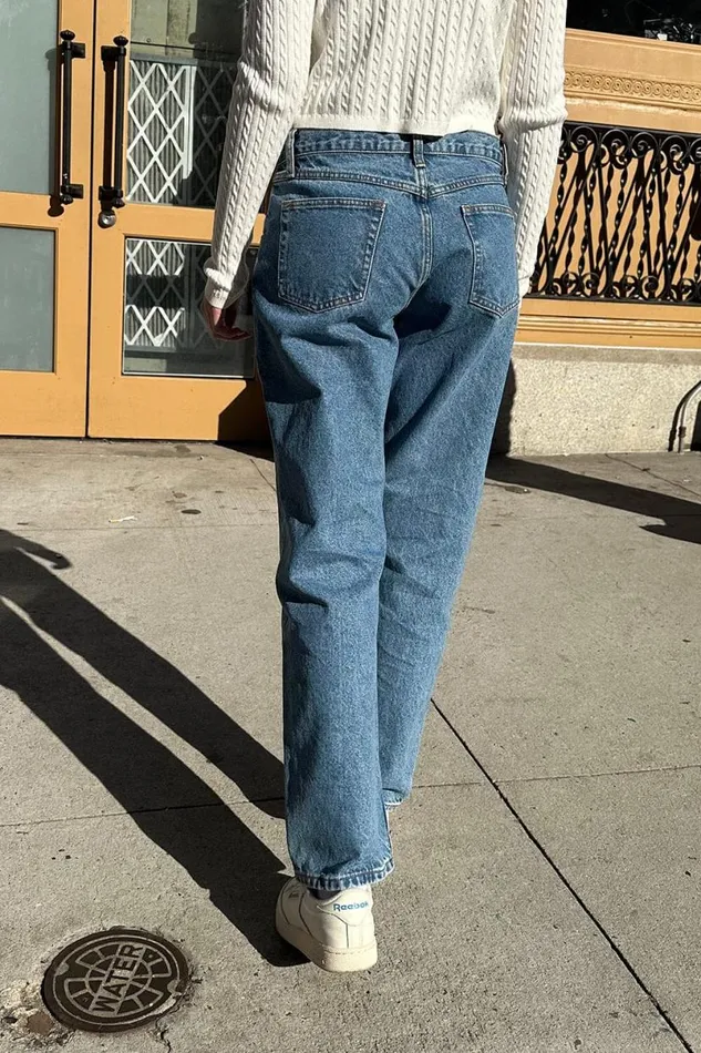 Clothing Eliana Medium Wash Jeans Brandy Melville JEANS