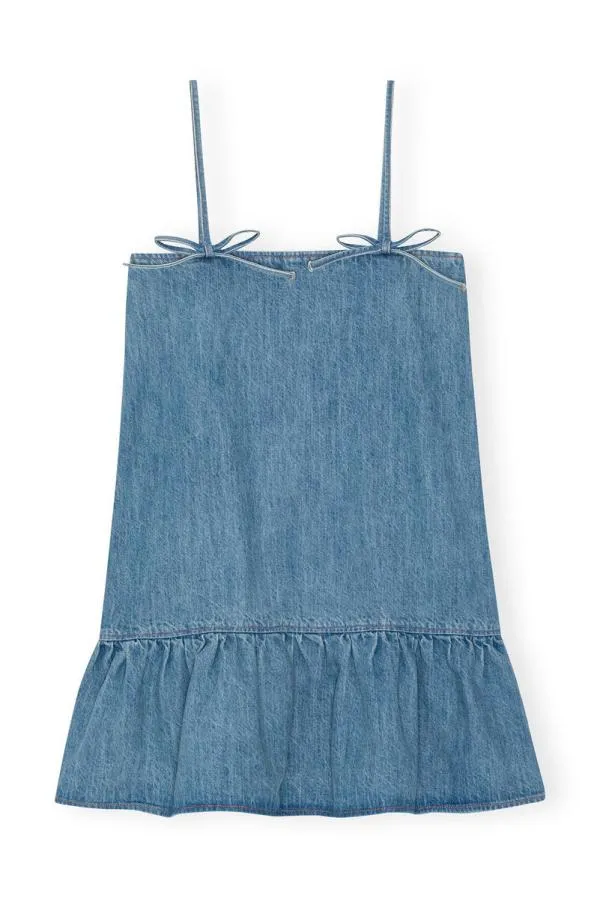 Clothing GANNI CoOrds Tint Denim Mini Dress Tint Wash Clothing GANNI CoOrds Tint Denim Mini Dress Tint Wash