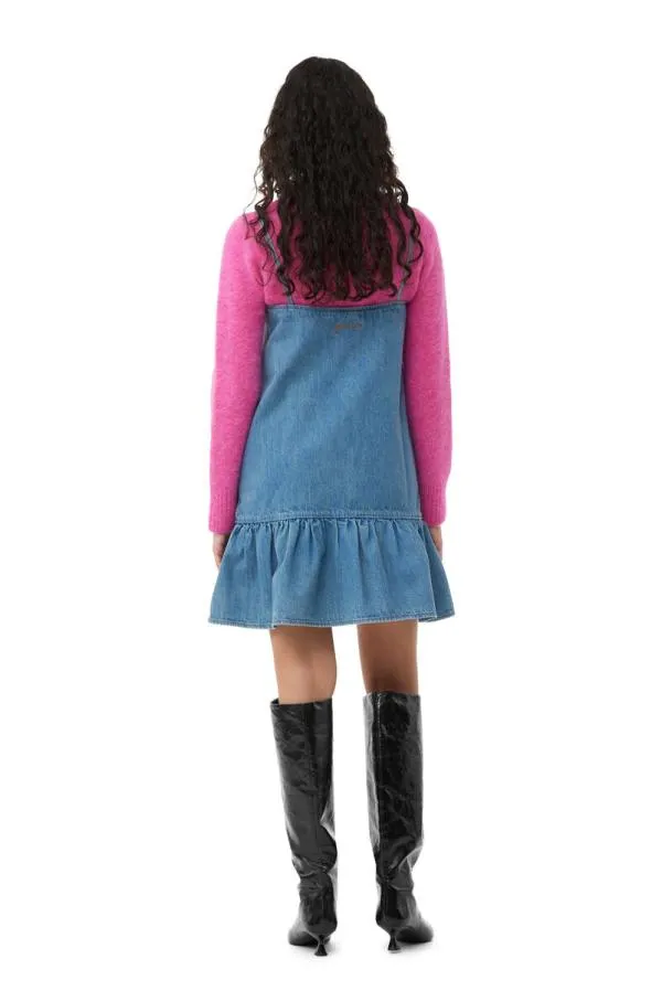 Clothing GANNI CoOrds Tint Denim Mini Dress Tint Wash Clothing GANNI CoOrds Tint Denim Mini Dress Tint Wash