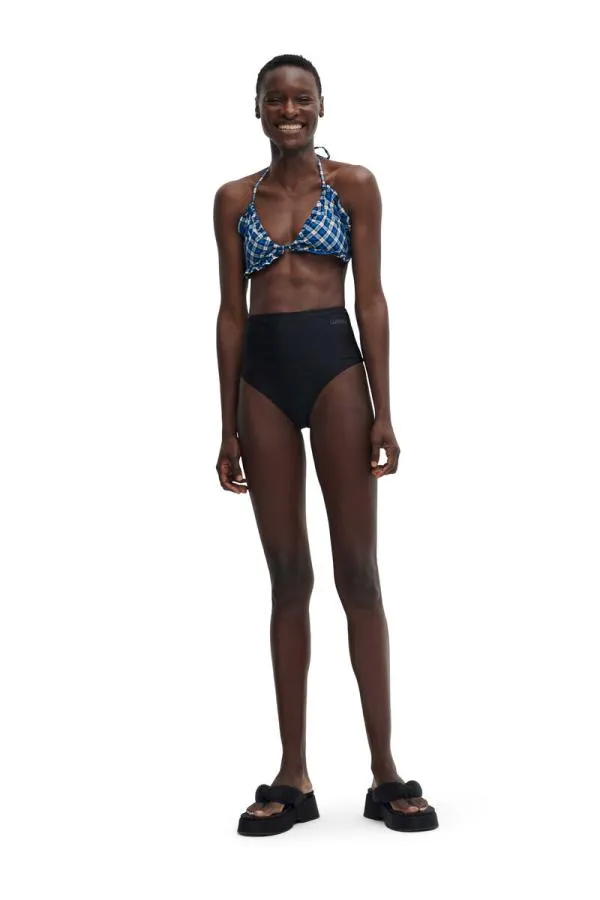 Clothing GANNI Extended Sizes HighRise Bikini Bottom Black