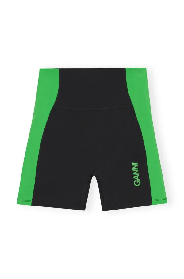 Clothing GANNI Shorts Active Ultra High Waist Shorts Black
