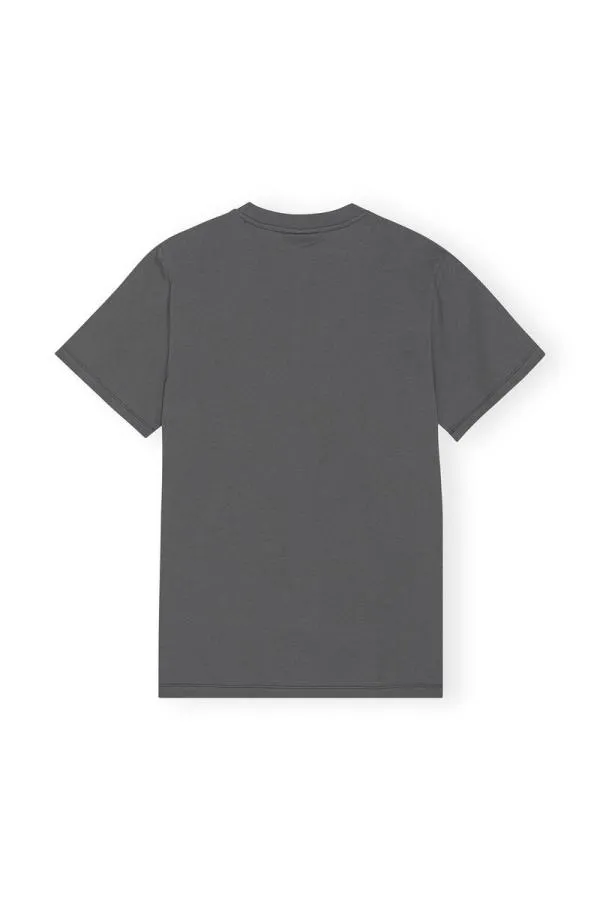 Clothing GANNI TShirts Relaxed Bee Tshirt Volcanic Ash Clothing GANNI TShirts Relaxed Bee Tshirt Volcanic Ash