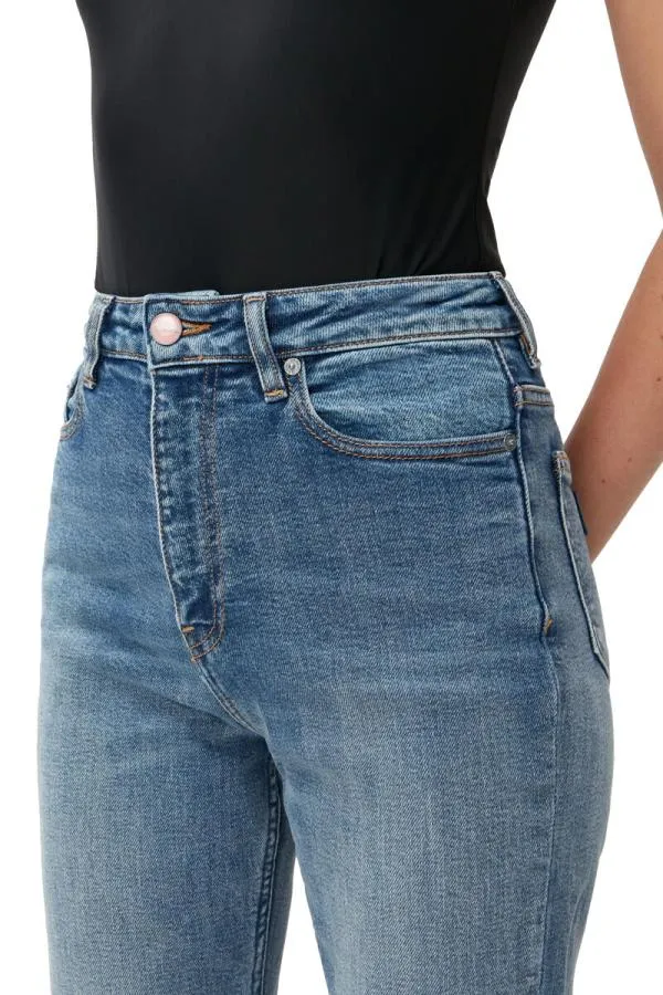 Clothing GANNI Trousers Cutye Jeans Mid Blue Vintage
