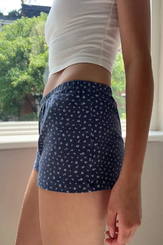 Clothing Keira Floral Sweatshorts Brandy Melville FLORALS