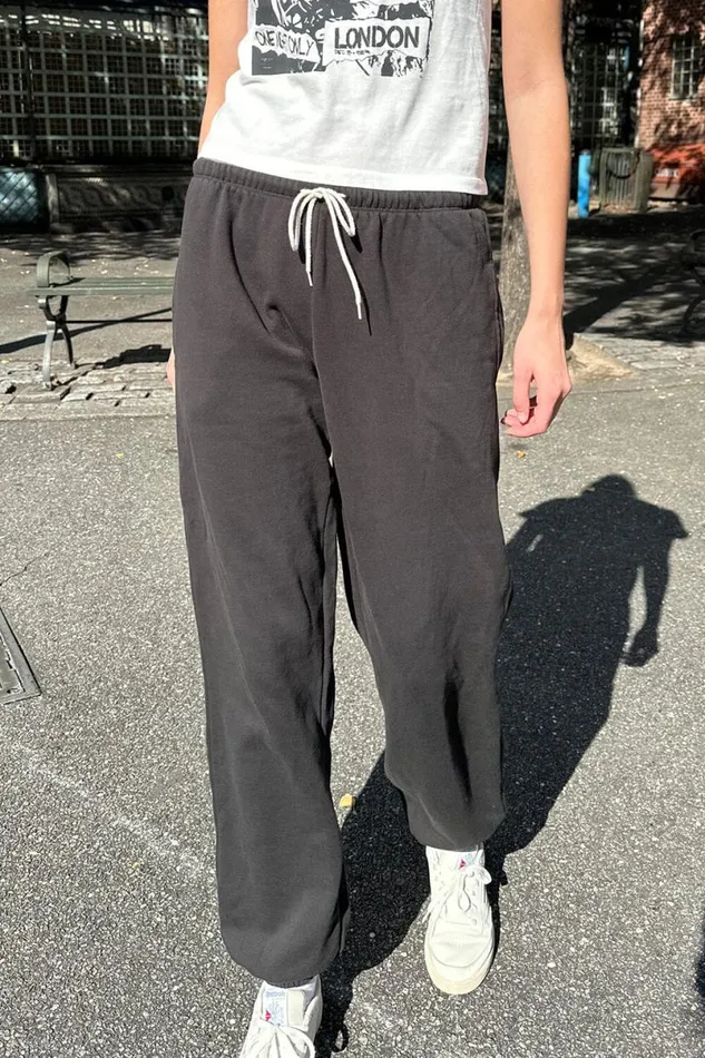 Clothing Rosa Tie Sweatpants Brandy Melville SWEATPANTS and SWEATSHIRTS
