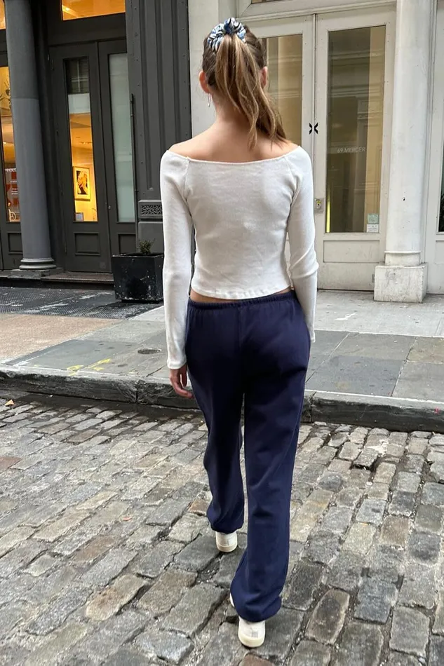 Clothing Rosa Tie Sweatpants Brandy Melville SWEATPANTS and SWEATSHIRTS