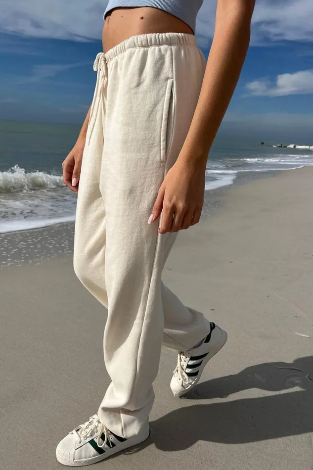 Clothing Rosa Tie Sweatpants Brandy Melville SWEATPANTS and SWEATSHIRTS