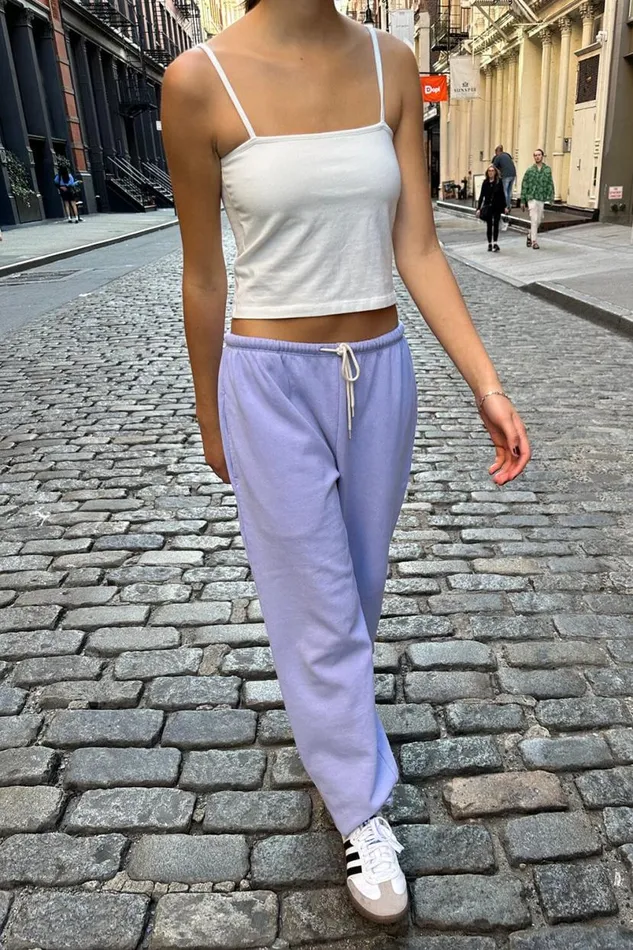 Clothing Rosa Tie Sweatpants Brandy Melville SWEATPANTS and SWEATSHIRTS