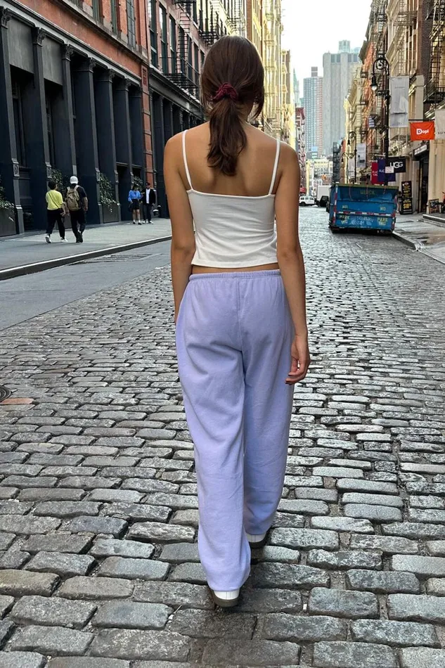 Clothing Rosa Tie Sweatpants Brandy Melville SWEATPANTS and SWEATSHIRTS