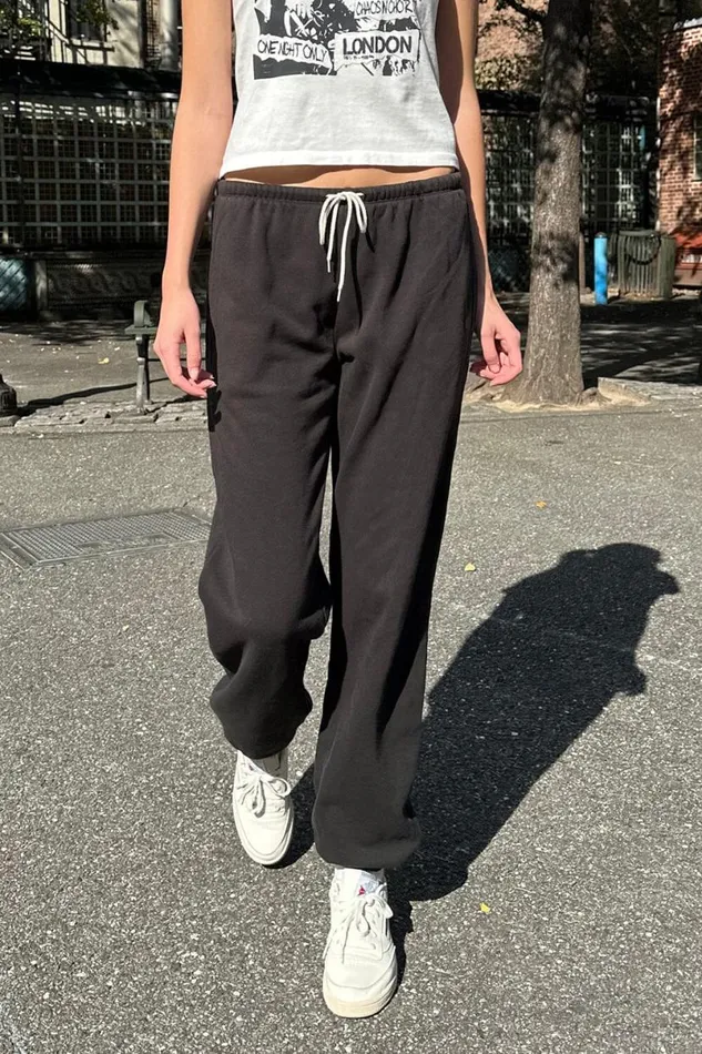 Clothing Rosa Tie Sweatpants Brandy Melville SWEATPANTS and SWEATSHIRTS