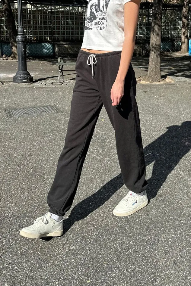 Clothing Rosa Tie Sweatpants Brandy Melville SWEATPANTS and SWEATSHIRTS