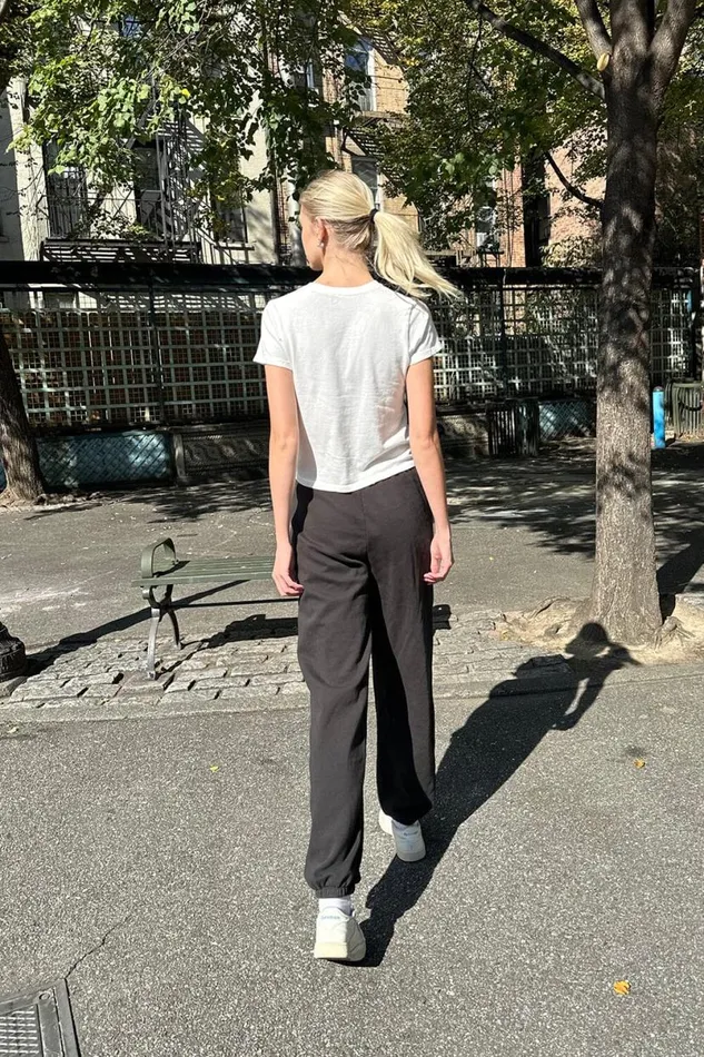 Clothing Rosa Tie Sweatpants Brandy Melville SWEATPANTS and SWEATSHIRTS