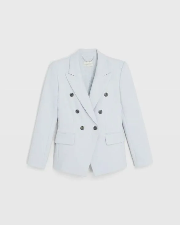 Club Monaco Blazers and Suiting Classic Cutaway Double Breasted Blazer Glass 8211 Women