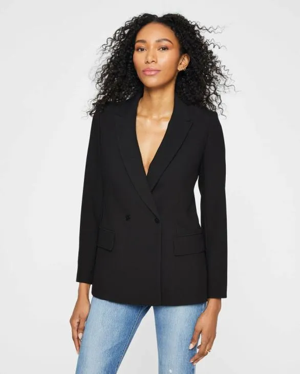 Club Monaco Blazers and Suiting Double Breasted Blazer Black 8211 Women