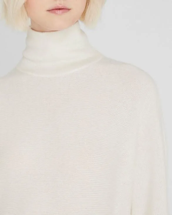 Club Monaco Cashmere Cashmere Turtleneck Mini Dress Off White 8211 Women