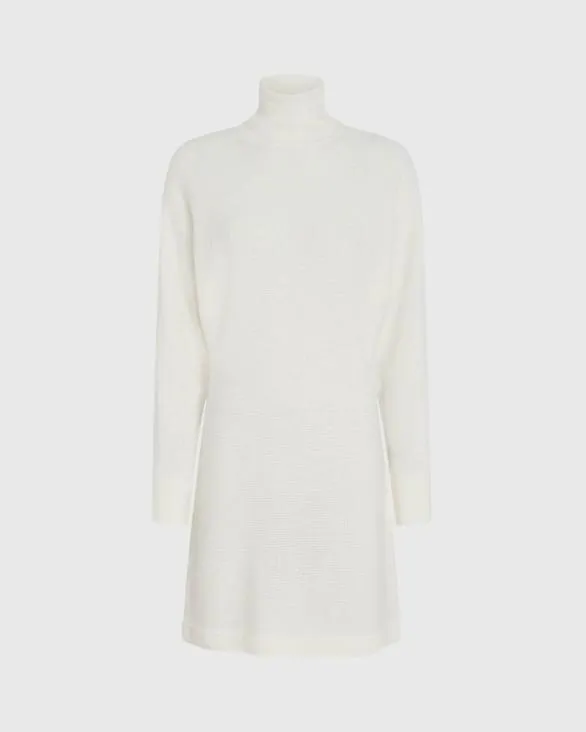Club Monaco Cashmere Cashmere Turtleneck Mini Dress Off White 8211 Women