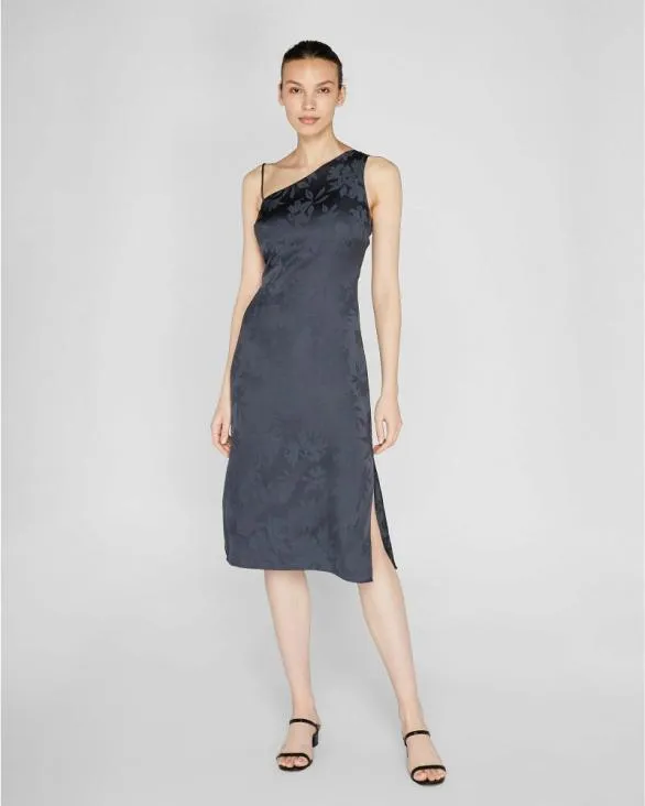 Club Monaco Dresses and Jumpsuits Asymmetrical Slip Dress Ebony 8211 Women