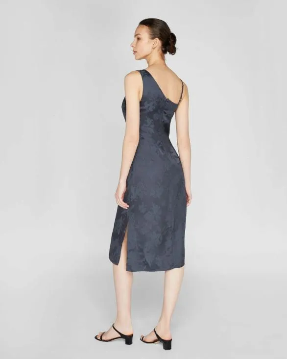 Club Monaco Dresses and Jumpsuits Asymmetrical Slip Dress Ebony 8211 Women