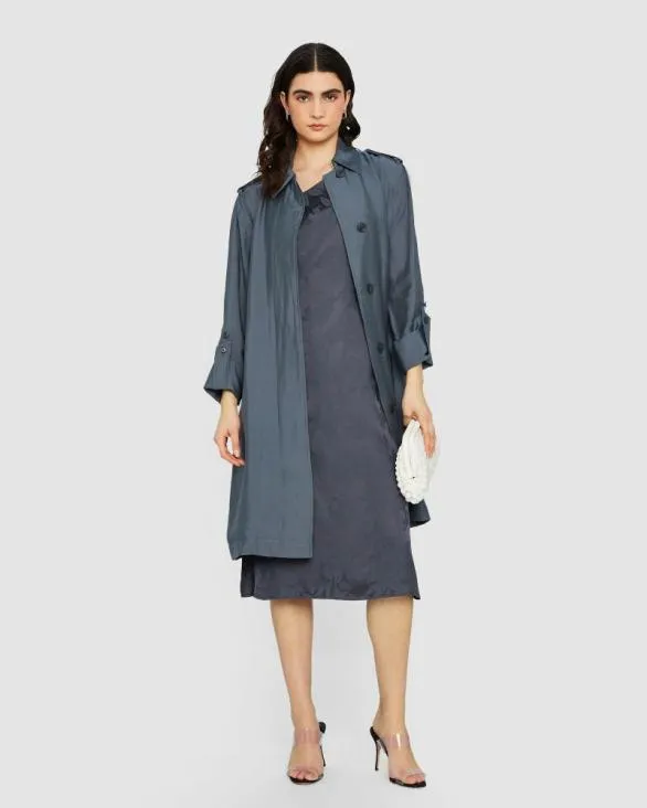 Club Monaco Dresses and Jumpsuits Asymmetrical Slip Dress Ebony 8211 Women