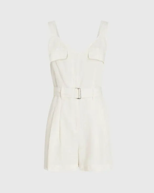 Club Monaco Dresses and Jumpsuits Cargo Romper Off White 8211 Women