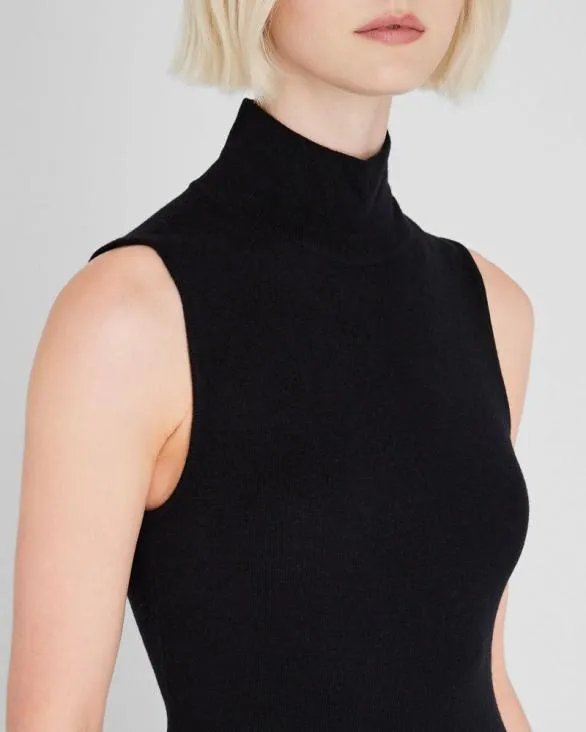 Club Monaco Dresses and Jumpsuits Sleeveless Turtleneck Maxi Dress Black 8211 Women