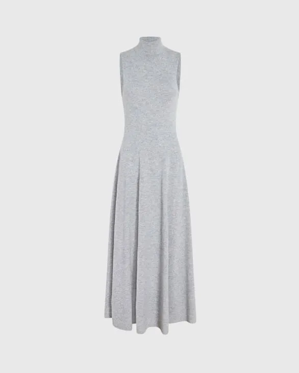 Club Monaco Dresses and Jumpsuits Sleeveless Turtleneck Maxi Dress Heather Grey 8211 Women