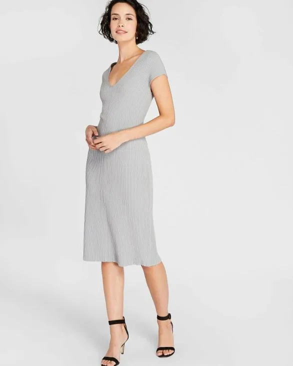 Club Monaco Dresses and Jumpsuits Sleeveless VNeck Sweater Dress Slate Blue 8211 Women Club Monaco Dresses and Jumpsuits Sleeveless VNeck Sweater Dress Slate Blue 8211 Women
