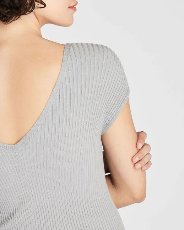 Club Monaco Dresses and Jumpsuits Sleeveless VNeck Sweater Dress Slate Blue 8211 Women