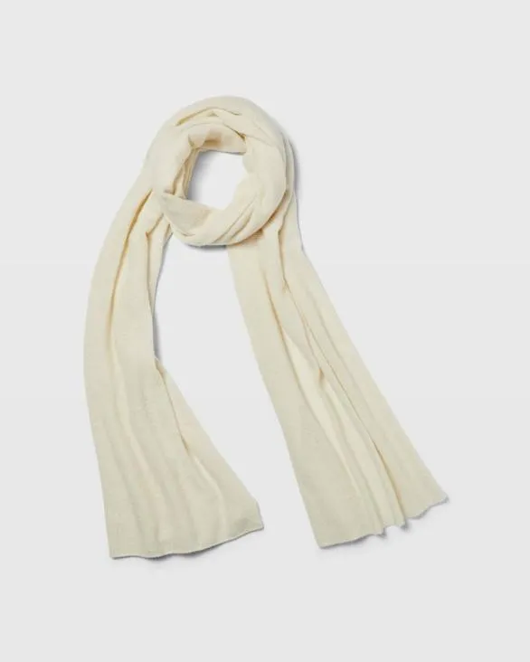 Club Monaco Hats Scarves and Gloves Adele Cashmere Scarf Cream 8211 Women