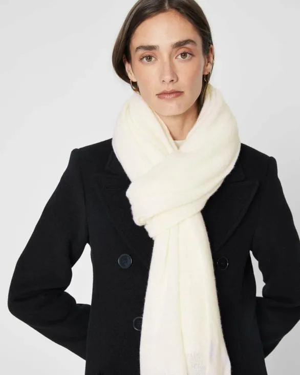Club Monaco Hats Scarves and Gloves Adele Cashmere Scarf Cream 8211 Women