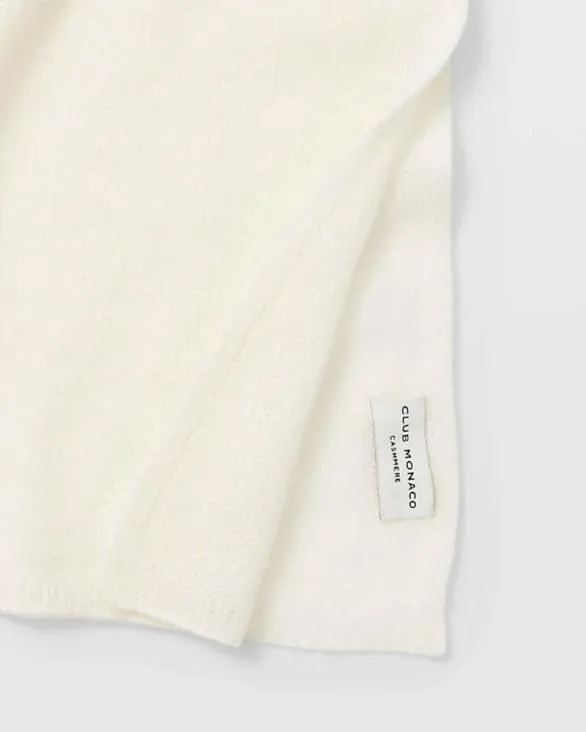 Club Monaco Hats Scarves and Gloves Adele Cashmere Scarf Cream 8211 Women