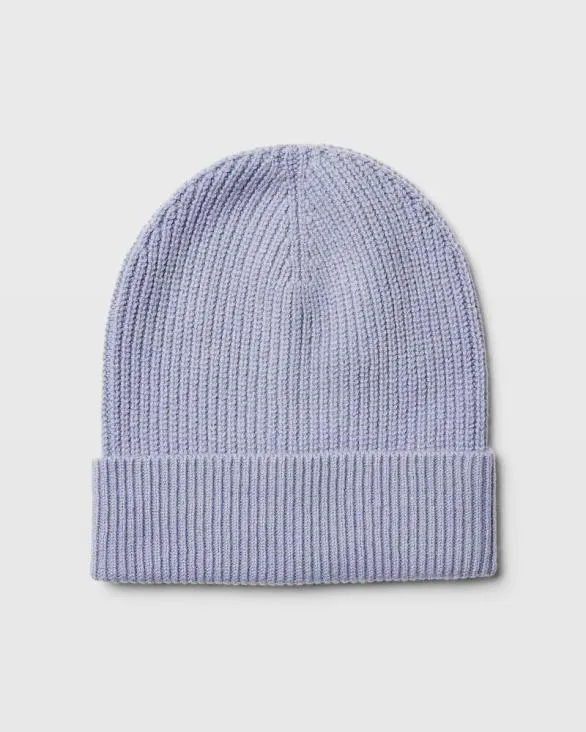 Club Monaco Hats Scarves and Gloves Turnback Rib Hat Medium Blue 8211 Women